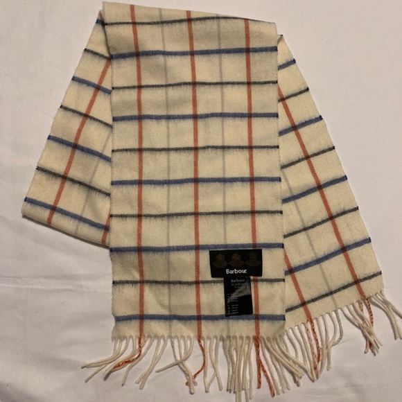 Barbour Red White Blue Scarf - Picture 4 of 4